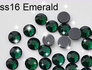 Стразы DMC SS16 Emerald, 30шт 5088 фото