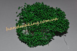 Тычинки для цветов круглые зеленые 3201 фото