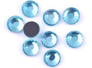 Стразы DMC SS16 Aquamarine, 30шт 6494 фото