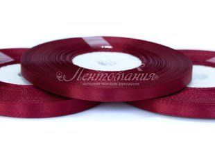 Лента атласная 6мм бордовая 8059 (32,5м) 8059 фото