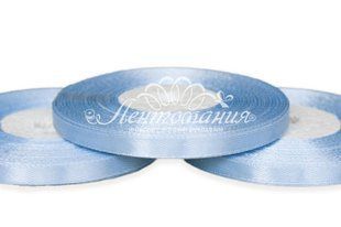 Лента атласная 6мм голубая 8099 (32,5м) 8099 фото